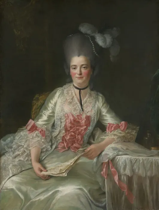 Framed Print : Marie Rinteau, called Mademoiselle de Verrieres, 1761. Creator: Francois Hubert Drouais Framed Print : Marie Rinteau, called Mademoiselle de Verrieres, 1761. Creator: Francois Hubert Drouais