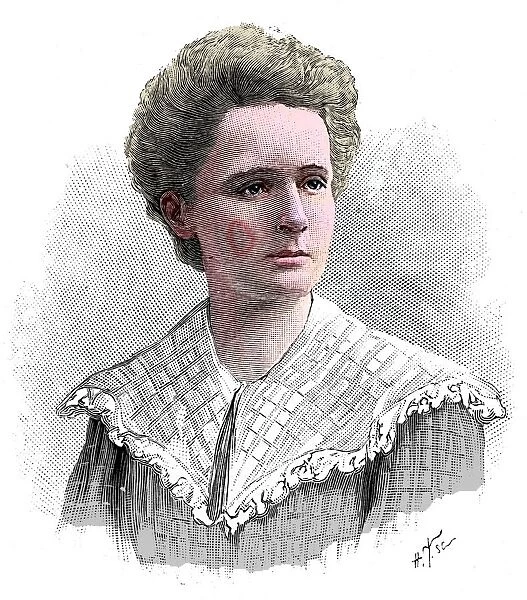 Marie Sklodowska Curie, Polish-born French physicist, 1904