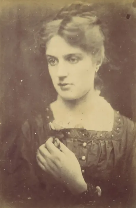 Framed Print : Marie Spartali, 1868. Creator: Julia Margaret Cameron Framed Print : Marie Spartali, 1868. Creator: Julia Margaret Cameron