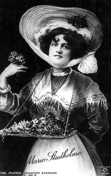Marie Studholme (1875-1930), English actress, 1906. Artist: Milton Character Sketches