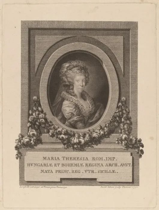 Framed Print : Marie-Therese, Holy Roman Empress, 1792. Creator: Jacob Adam Framed Print : Marie-Therese, Holy Roman Empress, 1792. Creator: Jacob Adam
