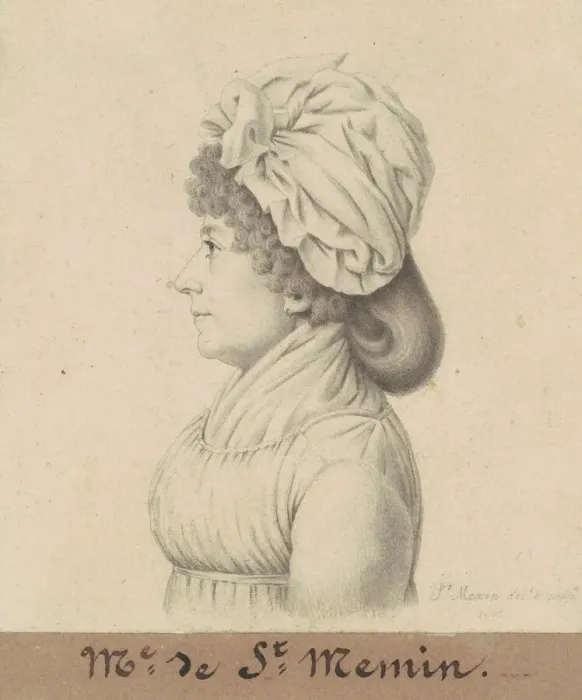Framed Print : Marie-Victoire Fevret de Saint-Memin, 1799. Creator Framed Print : Marie-Victoire Fevret de Saint-Memin, 1799. Creator