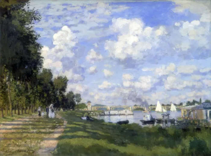 Framed Print : The Marina at Argenteuil, 1872. Artist: Claude Monet Framed Print : The Marina at Argenteuil, 1872. Artist: Claude Monet