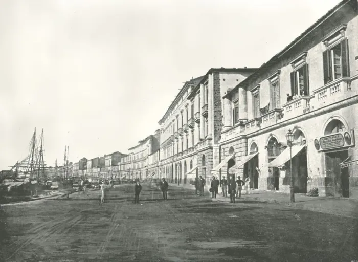 Framed Print : The Marina, Messina, Sicily, Italy, 1895. Creator: W &s Ltd