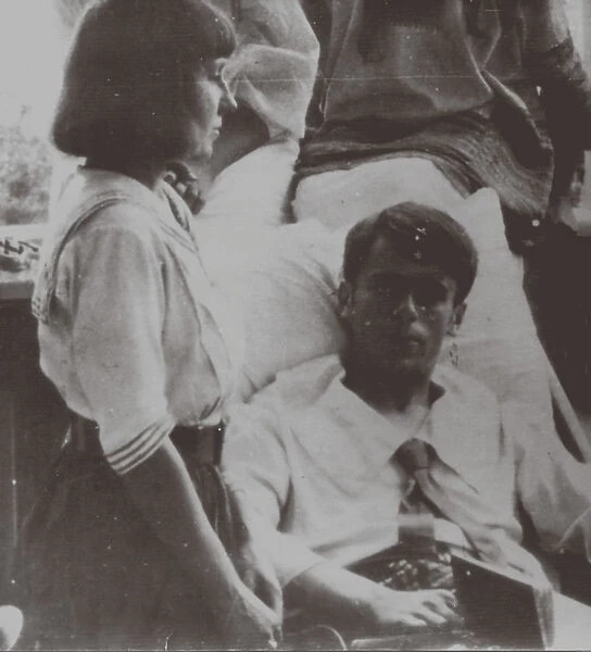 Marina Tsvetaeva with Sergey Efron at the Crimea, 1911