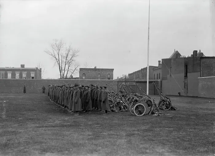 Framed Print : Marine Corps, U.S.N. Machine Gun Unit Demonstration at Ball Park, 1917. Creator: Harris & Ewing. Marine Corps, U.S.N. Machine Gun Unit Demonstration at Ball Park, 1917. Creator: Harris & Ewing Framed Print : Marine Corps, U.S.N. Machine Gun Unit Demonstration at Ball Park, 1917. Creator: Harris & Ewing. Marine Corps, U.S.N. Machine Gun Unit Demonstration at Ball Park, 1917. Creator: Harris & Ewing