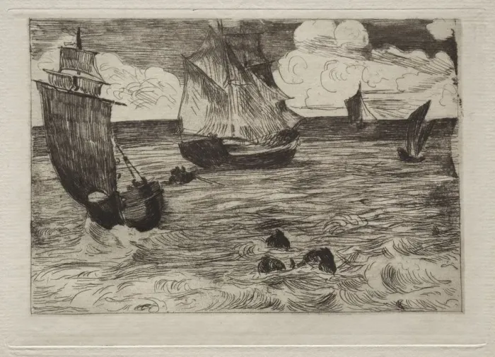 Framed Print : Marine. Creator: Edouard Manet (French, 1832-1883) Framed Print : Marine. Creator: Edouard Manet (French, 1832-1883)