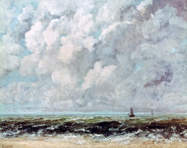 Marine Landscape, c1840-1877. Artist: Gustave Courbet