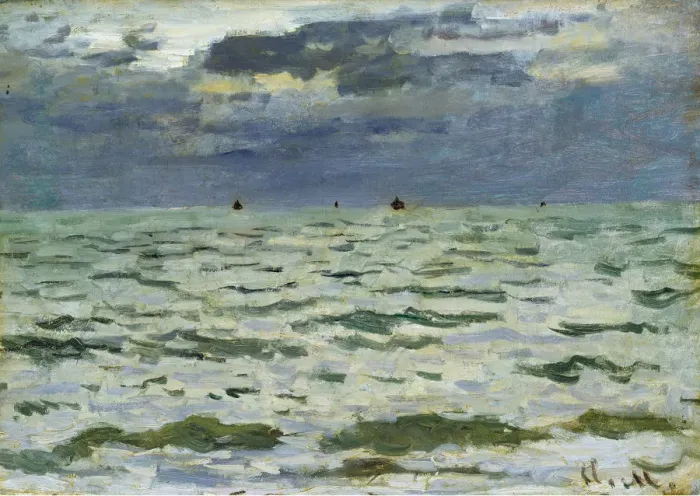 Framed Print : Marine, Le Havre, ca 1866. Creator: Monet, Claude (1840-1926) Framed Print : Marine, Le Havre, ca 1866. Creator: Monet, Claude (1840-1926)