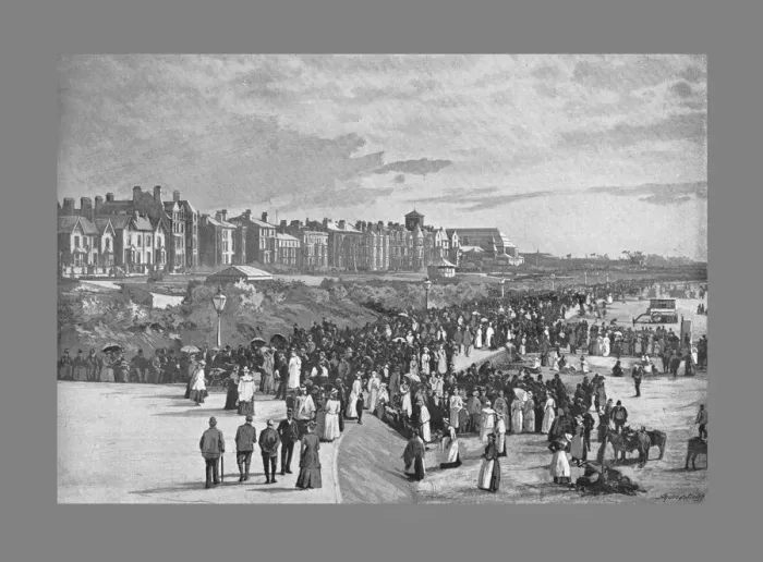Framed Print : Marine Park, Southport, c1900. Artist: Valentine & Sons Framed Print : Marine Park, Southport, c1900. Artist: Valentine & Sons