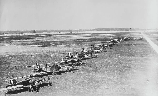 Marines' flying field, Miami, 1918. Creator: Bain News Service