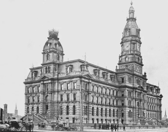 Framed Print : Marion County Courthouse, Indianapolis, USA, c1900. Creator: Unknown Framed Print : Marion County Courthouse, Indianapolis, USA, c1900. Creator: Unknown