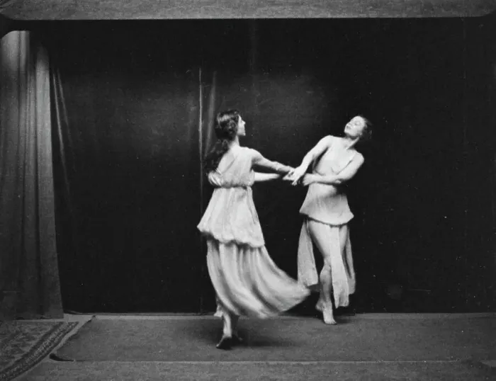 Framed Print : Marion Morgan dancers, between 1914 and 1927. Creator: Arnold Genthe