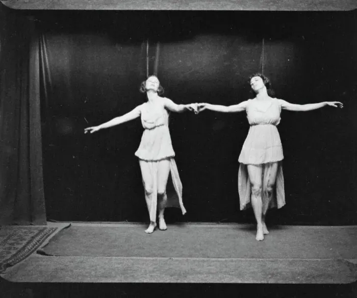 Framed Print : Marion Morgan dancers, between 1914 and 1927. Creator: Arnold Genthe