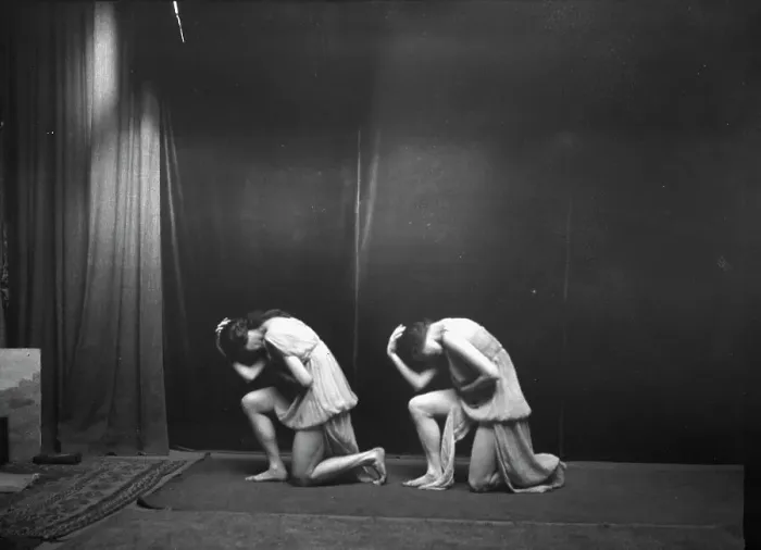 Framed Print : Marion Morgan dancers, between 1914 and 1927. Creator: Arnold Genthe Framed Print : Marion Morgan dancers, between 1914 and 1927. Creator: Arnold Genthe