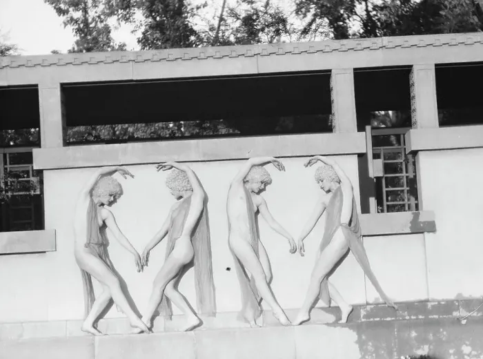 Framed Print : Marion Morgan dancers, between 1914 and 1927. Creator: Arnold Genthe