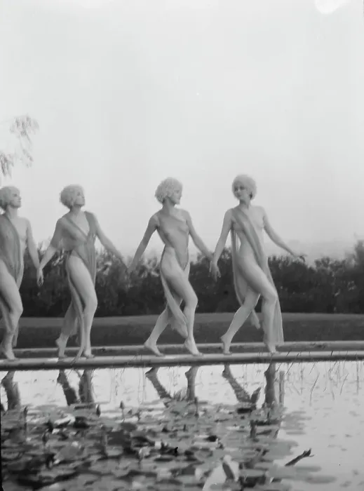 Framed Print : Marion Morgan dancers, between 1914 and 1927. Creator: Arnold Genthe