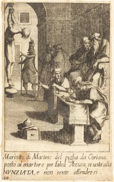 Framed Print : Mariotto di Martino, 1619. Creator: Jacques Callot Framed Print : Mariotto di Martino, 1619. Creator: Jacques Callot