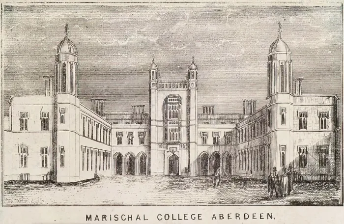 Framed Print : Marischal College, Aberdeen, c1830s-1860s. Creator: Unknown Framed Print : Marischal College, Aberdeen, c1830s-1860s. Creator: Unknown