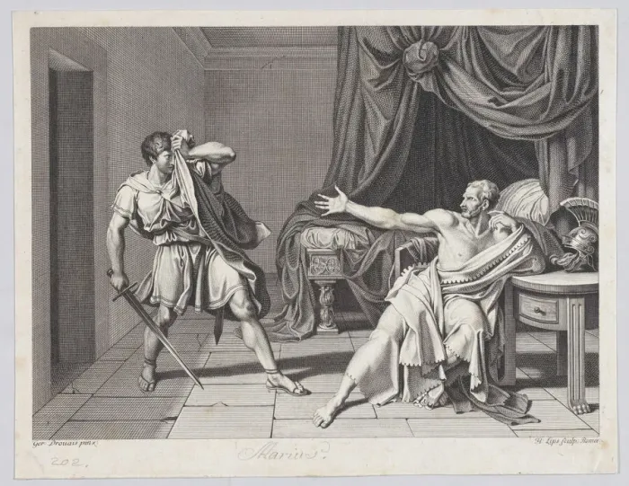 Framed Print : Marius, 1780-1817. Creator: Johann Heinrich Lips Framed Print : Marius, 1780-1817. Creator: Johann Heinrich Lips