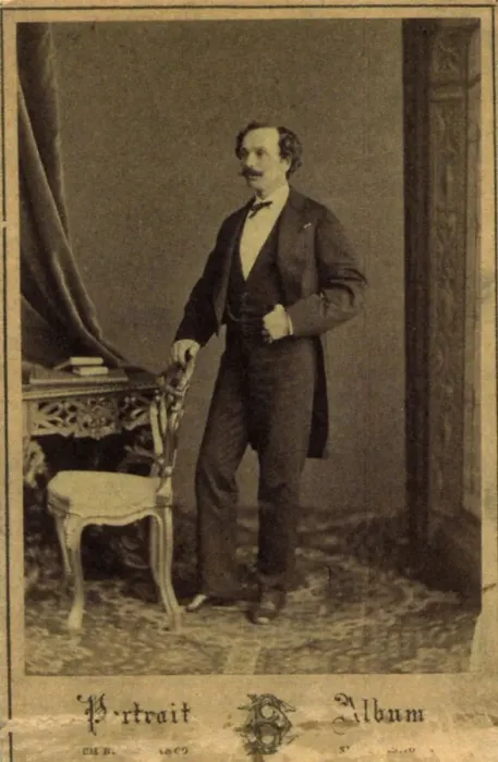 Framed Print : Marius Petipa, Russian ballet dancer and choreographer, c1855. Artist: Charles Bergamasco Framed Print : Marius Petipa, Russian ballet dancer and choreographer, c1855. Artist: Charles Bergamasco