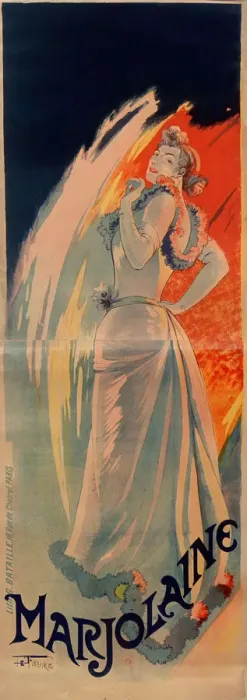 Framed Print : Marjolaine, 1896. Creator: Feure, Georges de Framed Print : Marjolaine, 1896. Creator: Feure, Georges de