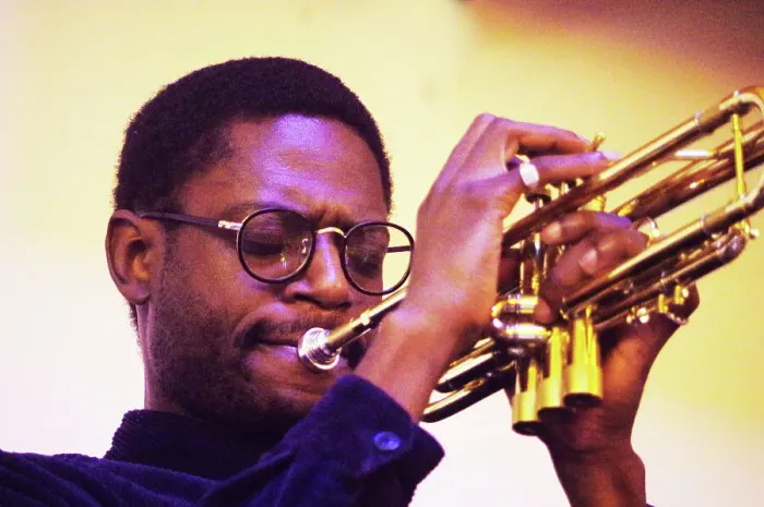 Framed Print : Mark Kavuma, Gary Crosby Sextet, National Jazz Archive, Loughton, Essex, Oct 2023. Creator: Brian O'Connor Framed Print : Mark Kavuma, Gary Crosby Sextet, National Jazz Archive, Loughton, Essex, Oct 2023. Creator: Brian O'Connor