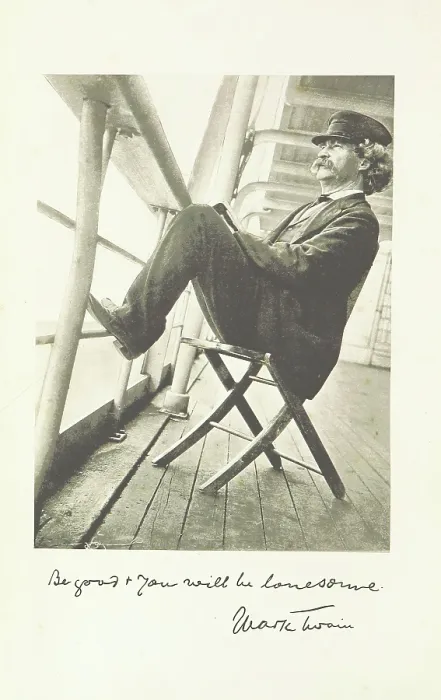 Framed Print : Mark Twain, 1897. Creator: Unknown Framed Print : Mark Twain, 1897. Creator: Unknown