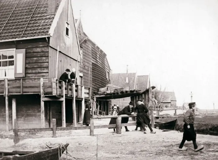 Framed Print : Marken Island, Netherlands, 1898. Artist: James Batkin Framed Print : Marken Island, Netherlands, 1898. Artist: James Batkin