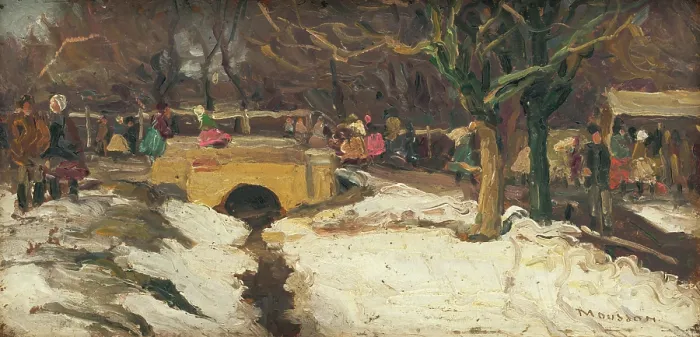 Framed Print : Market, around 1920. Creator: Teodor Jozef Mousson Framed Print : Market, around 1920. Creator: Teodor Jozef Mousson
