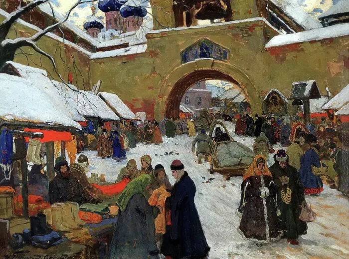 Framed Print : Market Day in an Old Russian Town, 1910s. Creator: Ivan Goryushkin-Sorokopudov. Market Day in an Old Russian Town, 1910s. Creator: Ivan Goryushkin-Sorokopudov Framed Print : Market Day in an Old Russian Town, 1910s. Creator: Ivan Goryushkin-Sorokopudov. Market Day in an Old Russian Town, 1910s. Creator: Ivan Goryushkin-Sorokopudov