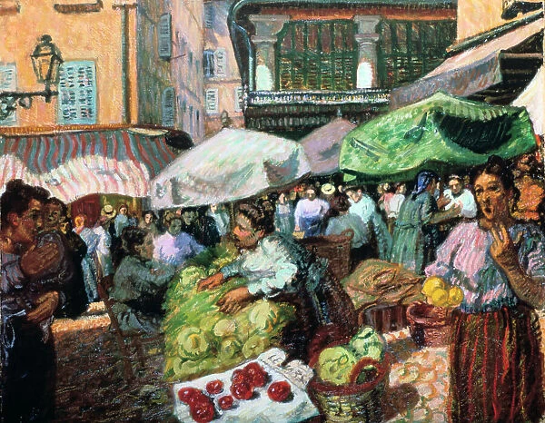 The Market at Marseilles, 1905. Artist: Raoul Dufy