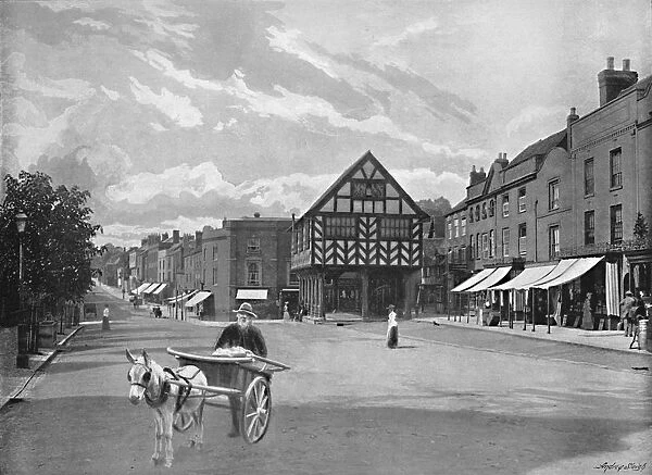 Market Place, Ledbury, c1896. Artist: Valentine & Sons