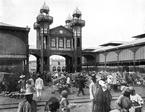The market place, Port-au-Prince, Haiti, 1926