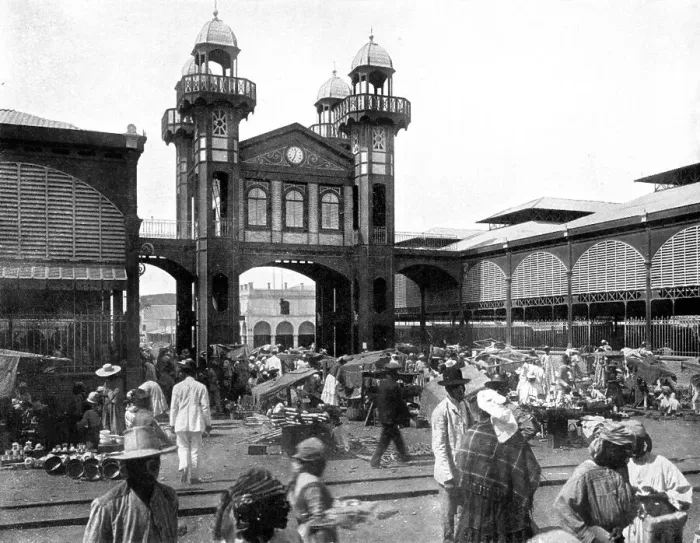 Framed Print : The market place, Port-au-Prince, Haiti, 1926 Framed Print : The market place, Port-au-Prince, Haiti, 1926