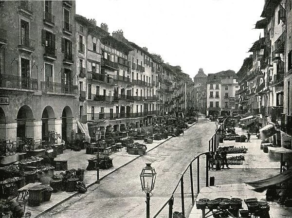 The Market Place, Zaragoza, Spain, 1895. Creator: W &s Ltd