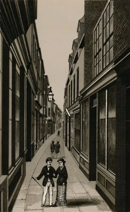 Framed Print : Market Row, c1880. Creator: Unknown