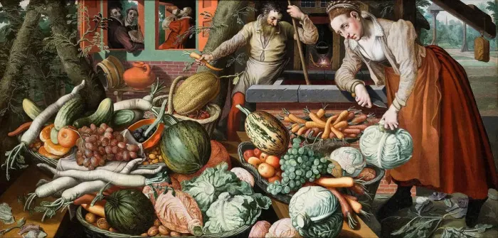Framed Print : Market Scene, 1569. Artist: Aertsen, Pieter (1508-1575) Framed Print : Market Scene, 1569. Artist: Aertsen, Pieter (1508-1575)