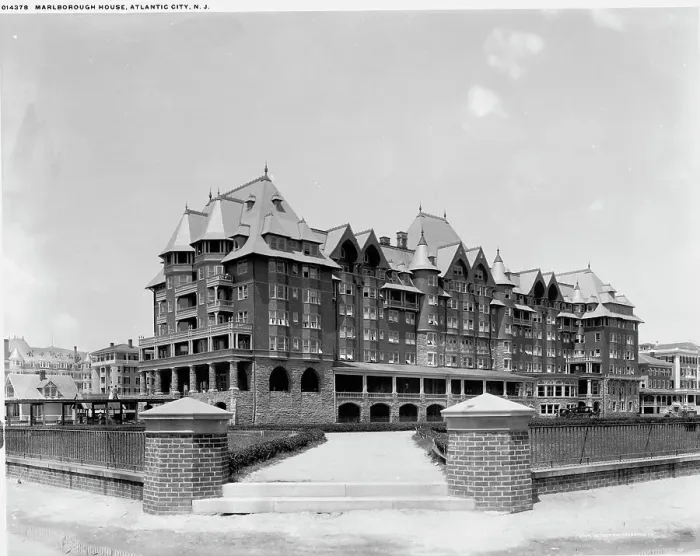 Framed Print : Marlborough House, Atlantic City, N.J. between 1900 and 1906. Creator: Unknown Framed Print : Marlborough House, Atlantic City, N.J. between 1900 and 1906. Creator: Unknown