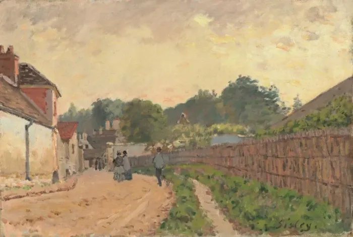 Framed Print : Marly-le-Roi, c. 1875. Creator: Alfred Sisley Framed Print : Marly-le-Roi, c. 1875. Creator: Alfred Sisley