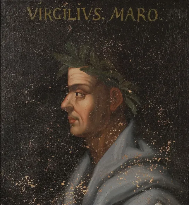 Framed Print : Maro Publius Vergelius, 70-19 BC, unknown date. Creator: Anon Framed Print : Maro Publius Vergelius, 70-19 BC, unknown date. Creator: Anon