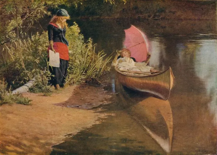 Framed Print : Marooned, 1909. Artist: Edward John Gregory Framed Print : Marooned, 1909. Artist: Edward John Gregory