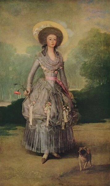 The Marquesa de Pontejos, c1786. Artist: Francisco Goya