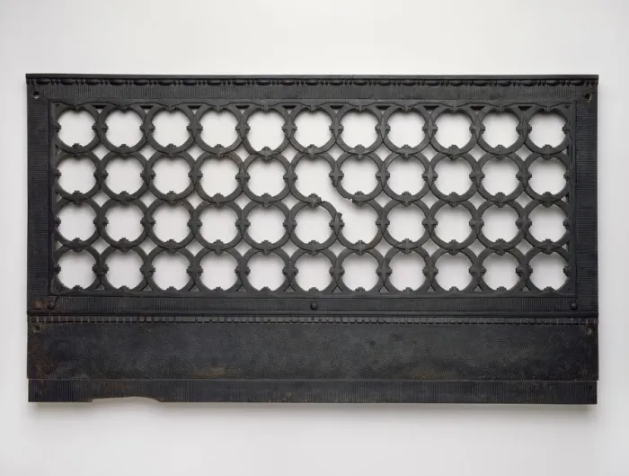 Framed Print : Marquette Building: Elevator Grille Base, 1893 / 95. Creator: Holabird & Roche Framed Print : Marquette Building: Elevator Grille Base, 1893 / 95. Creator: Holabird & Roche