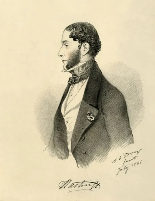 Framed Print : The Marquis of Hastings, 1841. Creator: Richard James Lane Framed Print : The Marquis of Hastings, 1841. Creator: Richard James Lane