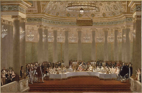 The marriage banquet of Napoleon I and Marie-Louise of Austria April 2, 1810