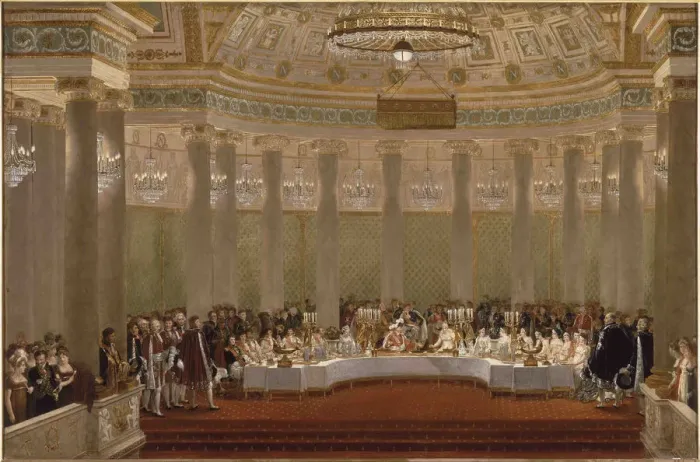 Framed Print : The marriage banquet of Napoleon I and Marie-Louise of Austria April 2, 1810 Framed Print : The marriage banquet of Napoleon I and Marie-Louise of Austria April 2, 1810
