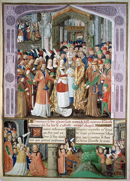 The marriage of Blanche and Fernando, 1269, (15th century)