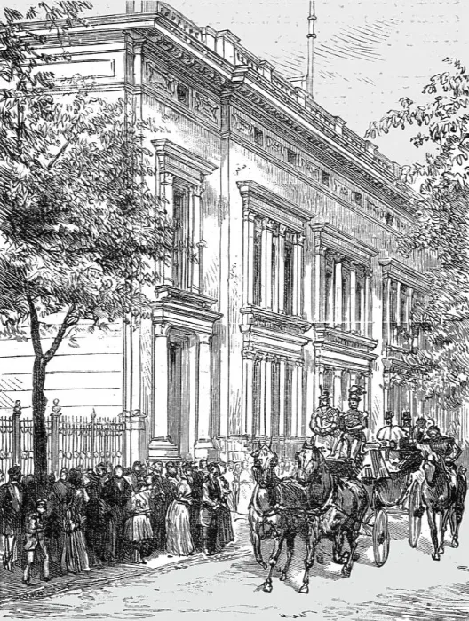 Framed Print : The Marriage of HRH Princess Louise of Schleswig-Holstein and HH Prince Aribert of Anhalt, 1891. Creator: Unknown Framed Print : The Marriage of HRH Princess Louise of Schleswig-Holstein and HH Prince Aribert of Anhalt, 1891. Creator: Unknown