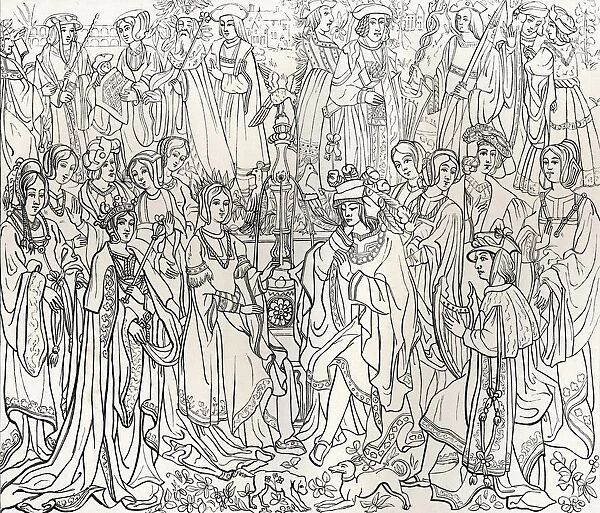 Marriage of King Louis XII of France and Mary Tudor, 16th century, (1849). Creator